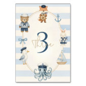 Ahoy Nautical Birthday | Zee Dieren & Zeeman Kaart (Voorkant)