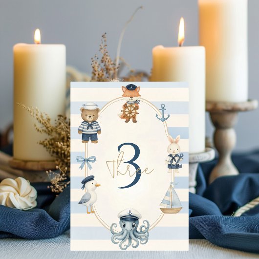 Ahoy Nautical Birthday | Zee Dieren & Zeeman Kaart