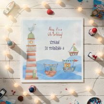 Ahoy Nautical kinder waterverf