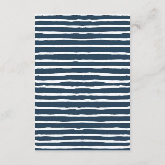 Ahoy Nautical Wishes for Baby Advice Kaart (Achterkant)