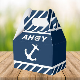 Ahoy Nautisch Verjaardagsfeestje Bedankdoosjes