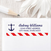 Ahoy. Nautische Adresetiketten Etiket (Insitu)