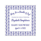 Ahoy nautische Baby shower dank u stempel (Design)