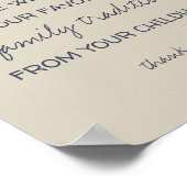 Ahoy,  nautische familietradities tekenen poster (Hoek)