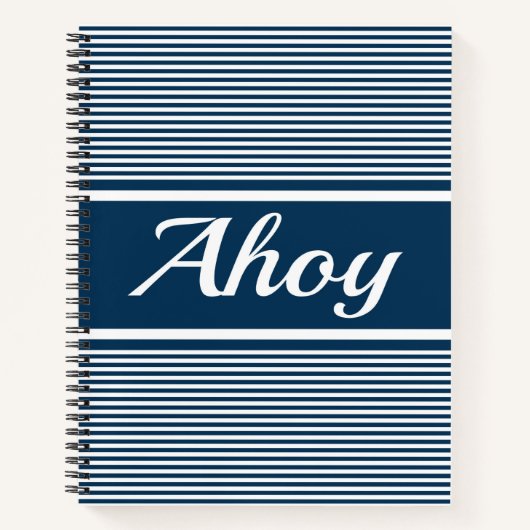Ahoy Notitieboek (Voorkant)