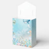 Ahoy! Onder het Baby shower van blauw Zee Bedankdoosjes (Geopend)