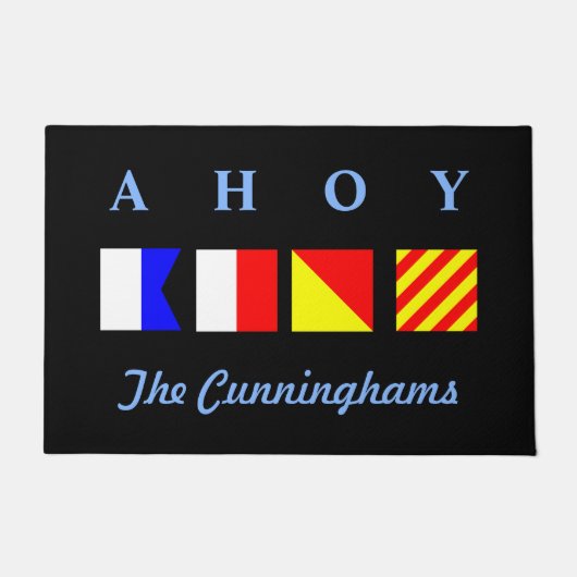 Ahoy Personalized Deurmat (Voorkant)