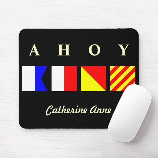 Ahoy Personalized Mousepad Muismat (Met muis)