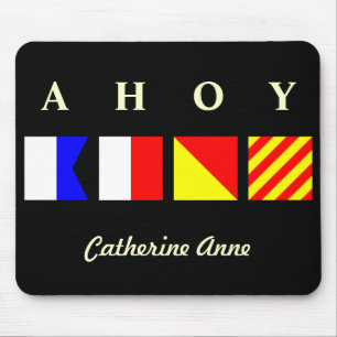 Ahoy Personalized Mousepad Muismat