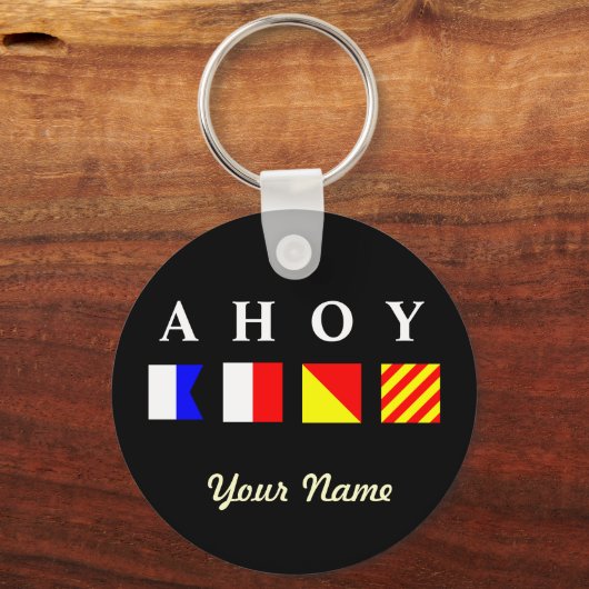 Ahoy Personalized Sleutelhanger (Voorkant)