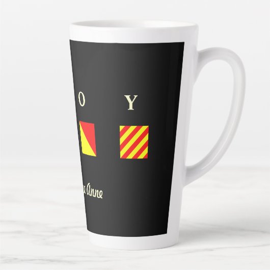 AHOY Persoonlijk Latte Mok (Rechts)