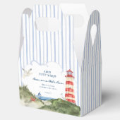 Ahoy Petit Marin Baby Shower Nautique Bedankdoosjes (Geopend)