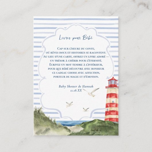 Ahoy Petit Marin Carte Livres pour Bébé Nautique Informatiekaartje (Voorkant)