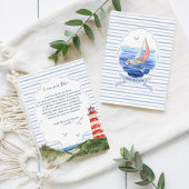 Ahoy Petit Marin Carte Livres pour Bébé Nautique Informatiekaartje