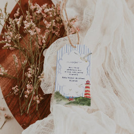 Ahoy Petit Marin Étiquette Merci Baby shower Cadeaulabel