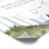 Ahoy Petit Marin Panneau Cadeaux Baby shower Poster (Hoek)