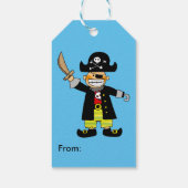 Ahoy Pirate Boy Cadeaulabel (Achterkant)