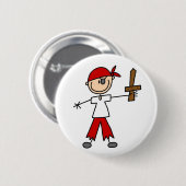 Ahoy Pirate Button (Voorkant /achterkant)