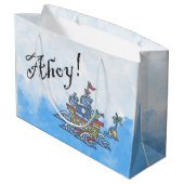 Ahoy Pirate Ship Groot Cadeauzakje (Achterkant Gekanteld)