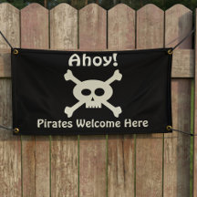 Ahoy! Piraten welkom hier banner