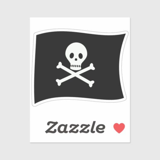 Ahoy! Piratenjongen Verjaardagsfeestje Sticker (Vel)