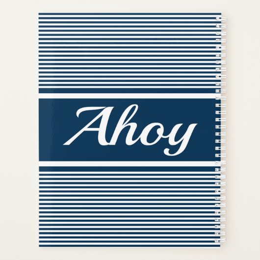 Ahoy Planner (Achterkant)