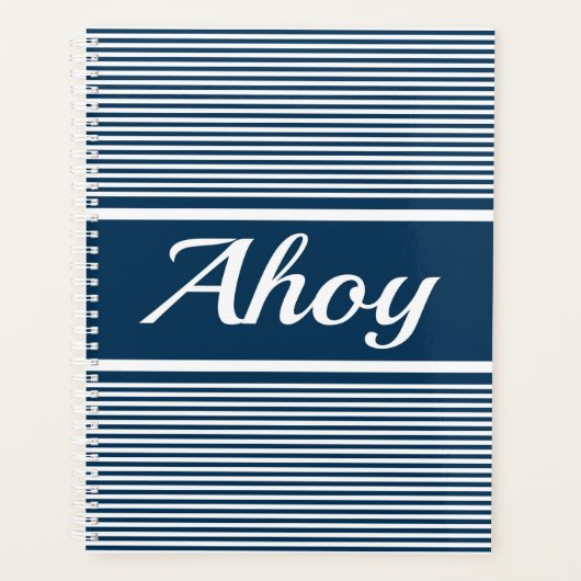 Ahoy Planner (Voorkant)