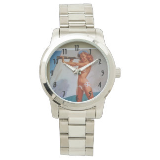 Ahoy Retro  Pinups Horloge