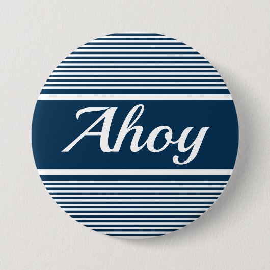 Ahoy Ronde Button 7,6 Cm (Voorkant)