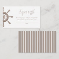 Ahoy. Sailor Helm Diaper Raffle