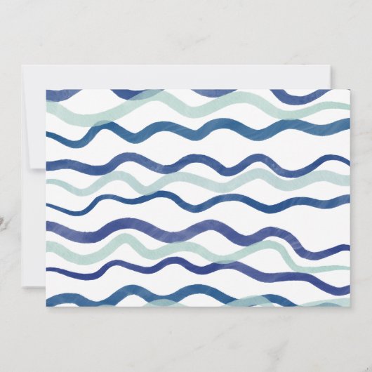 Ahoy sailor nautical boot blue red 1ste verjaardag kaart (Achterkant)