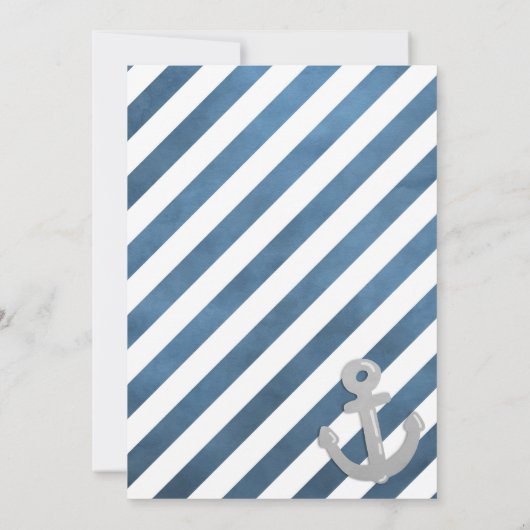 Ahoy Sailor Nautische Schattige Boot Verjaardagsui Kaart (Achterkant)