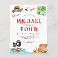 Ahoy Shipmates Treasure Hunt Schip Piraat Verjaard