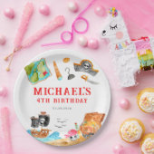 Ahoy Shipmates Treasure Hunt Schip Piraat Verjaard Papieren Bordje (Feest)