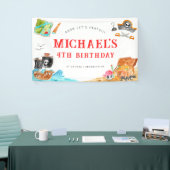 Ahoy Shipmates Treasure Hunt Schip Piraat Verjaard Spandoek (Beurs)