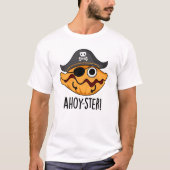 Ahoy-ster Funny Pirate Oyster Pun T-shirt (Voorkant)