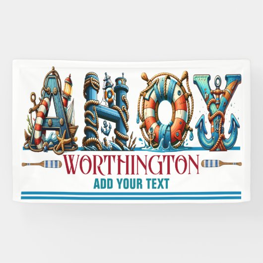 AHOY THEMA Matching TOEGANGSBEWIJS Spandoek (Horizontaal)