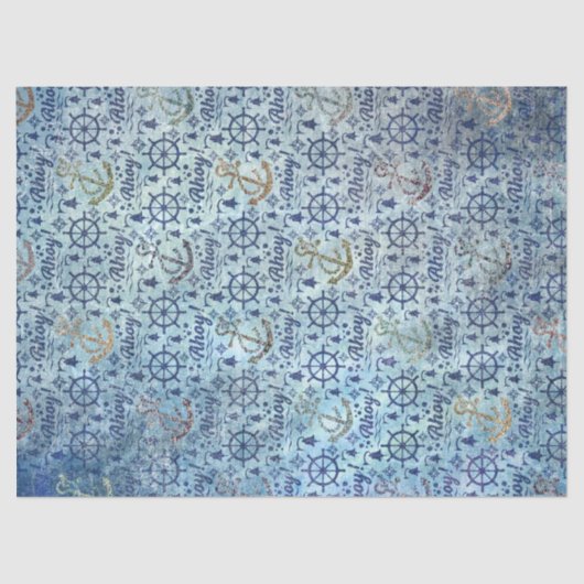  - Ahoy Tijd voor zeelieden Tissuepapier (Voorkant)