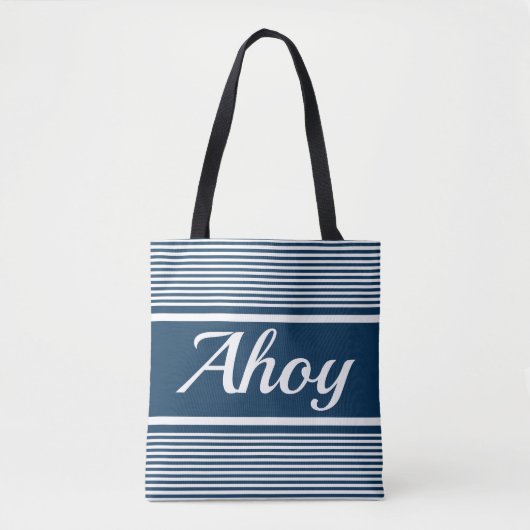 Ahoy Tote Bag (Voorkant)