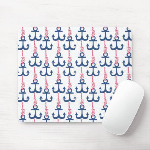 Ahoy Vintage Anker patroon. Muismat