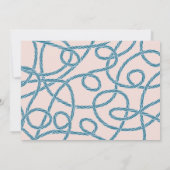 Ahoy Vuurtoren Nautisch Roze Meisje Foto Verjaarda Kaart (Achterkant)