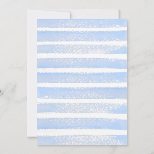 Ahoy Whale Dolphin Zee Nautical Boy Baby shower Kaart (Achterkant)