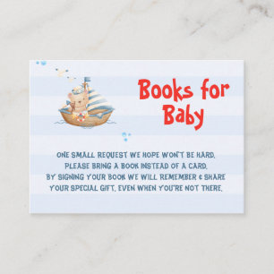 Ahoy's een Baby shower boeken voor Baby Kaart