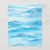 Ahoy's een jongen Noahs Ark baby shower nodigt uit (Achterkant)