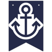 Ahoy's zijn een jongen Nautical Bunting Flags Vlaggetjes (Eerste vlag)