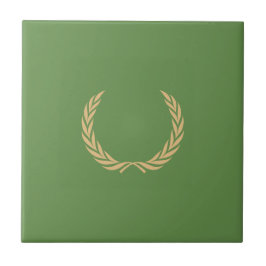 Ährenkranz Lorbeerkranz Laurel wreath Tegeltje