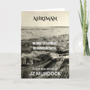Ahriman - Science Fiction Screenplay Bedankkaart