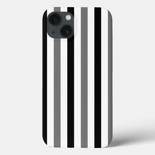Ahs zwart-wit streepjes design Case-Mate iPhone case (Achterkant)