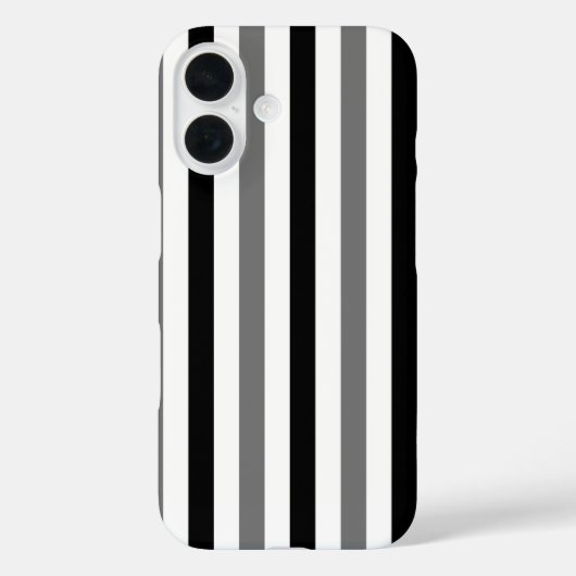 Ahs zwart-wit streepjes ontwerp Case-Mate iPhone case (Achterkant)
