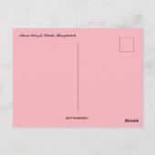 Ahsan Manzil Dhaka Bangladesh Briefkaart (Achterkant)